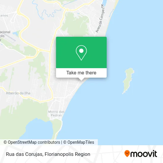 Rua das Corujas map