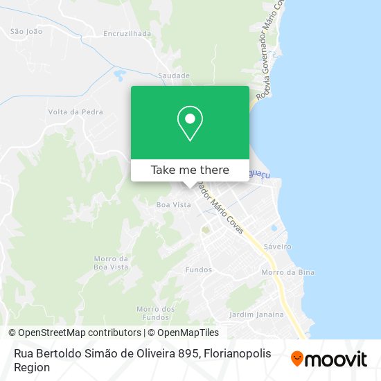 Rua Bertoldo Simão de Oliveira 895 map