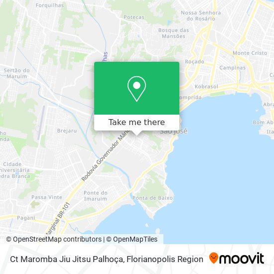 Ct Maromba Jiu Jitsu Palhoça map