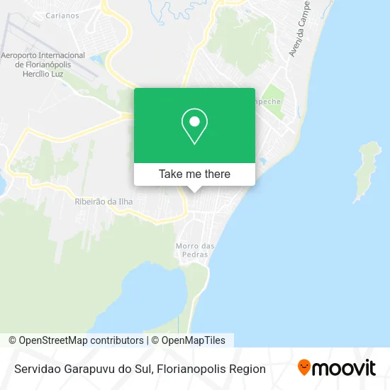 Servidao Garapuvu do Sul map