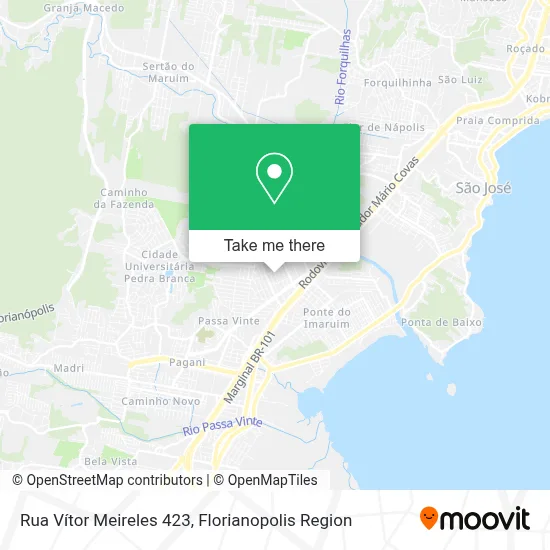 Rua Vítor Meireles 423 map