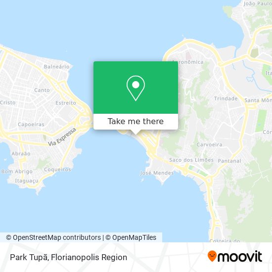 Park Tupã map