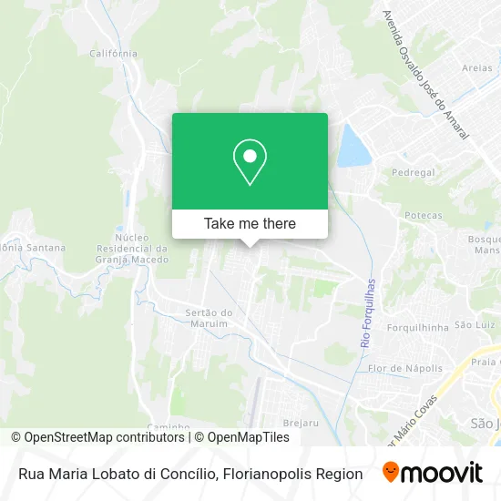 Rua Maria Lobato di Concílio map