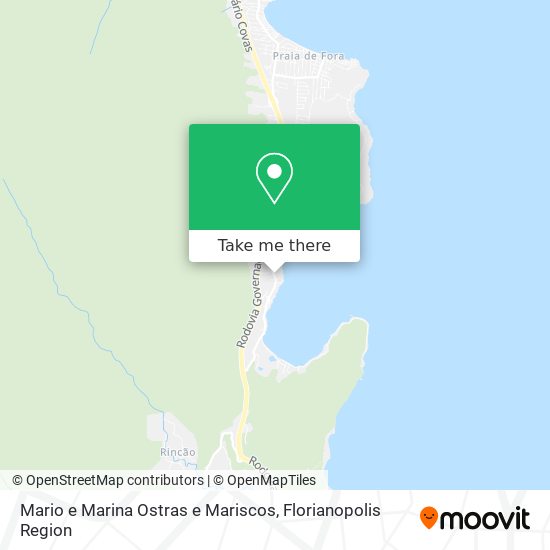Mario e Marina Ostras e Mariscos map