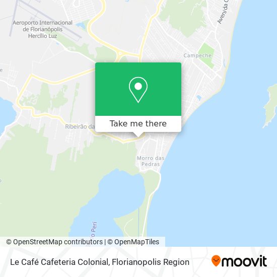 Le Café Cafeteria Colonial map