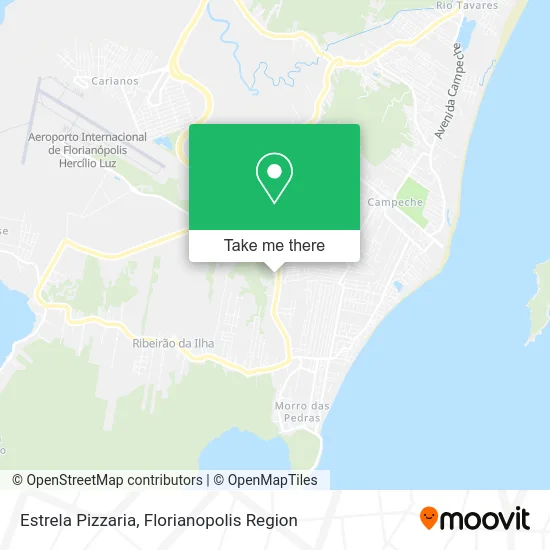 Estrela Pizzaria map