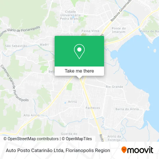 Auto Posto Catarinão Ltda map