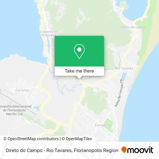 Direto do Campo - Rio Tavares map