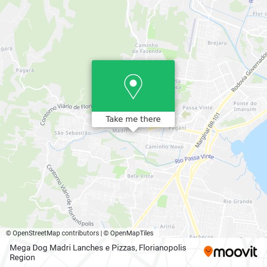 Mega Dog Madri Lanches e Pizzas map