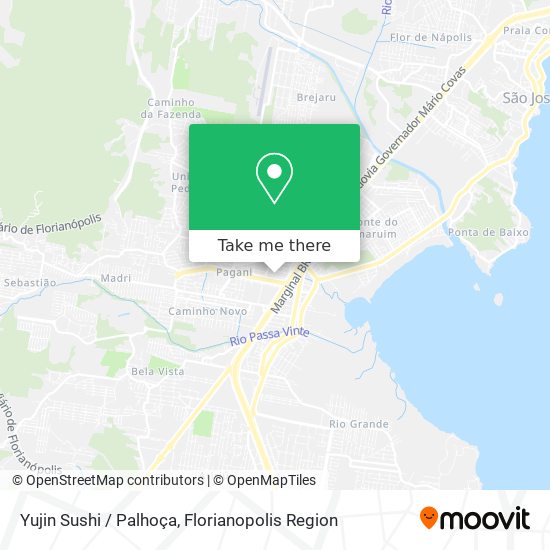 Yujin Sushi / Palhoça map
