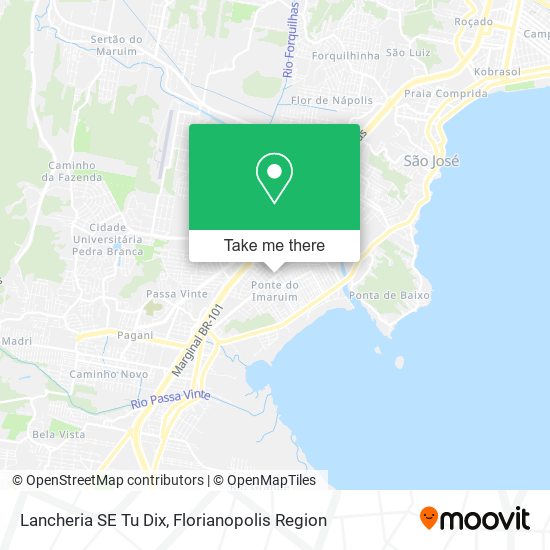 Lancheria SE Tu Dix map