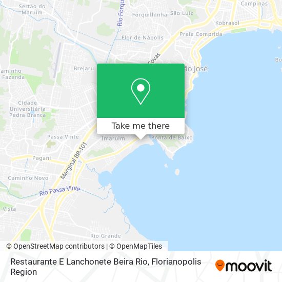 Restaurante E Lanchonete Beira Rio map