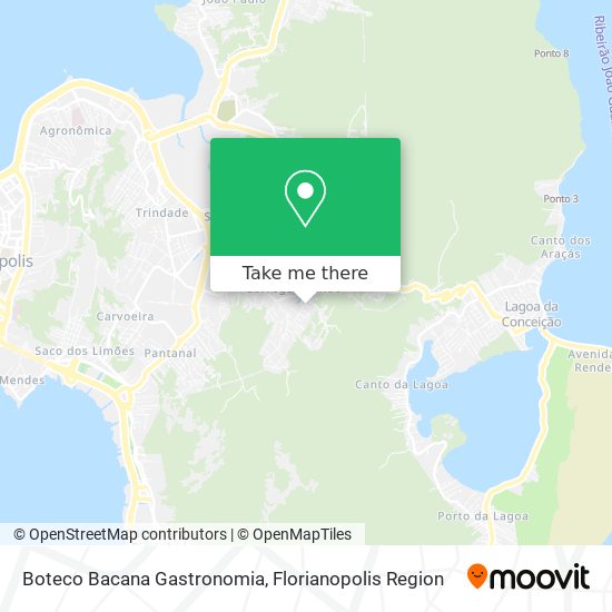 Boteco Bacana Gastronomia map