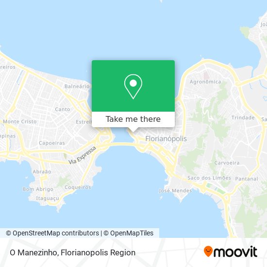 O Manezinho map