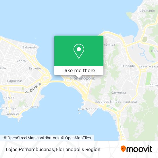 Lojas Pernambucanas map