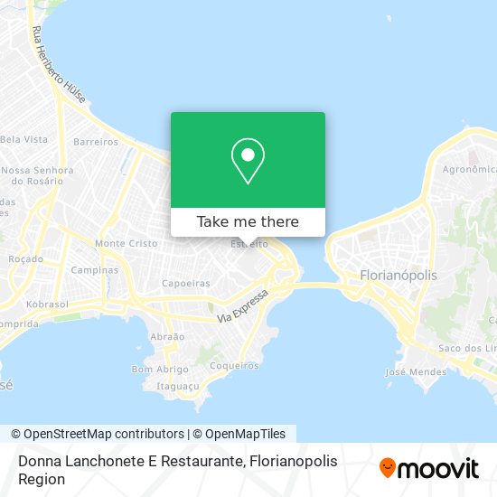 Donna Lanchonete E Restaurante map