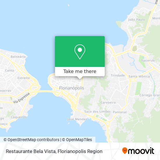 Mapa Restaurante Bela Vista