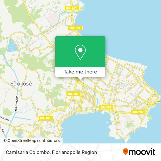 Camisaria Colombo map