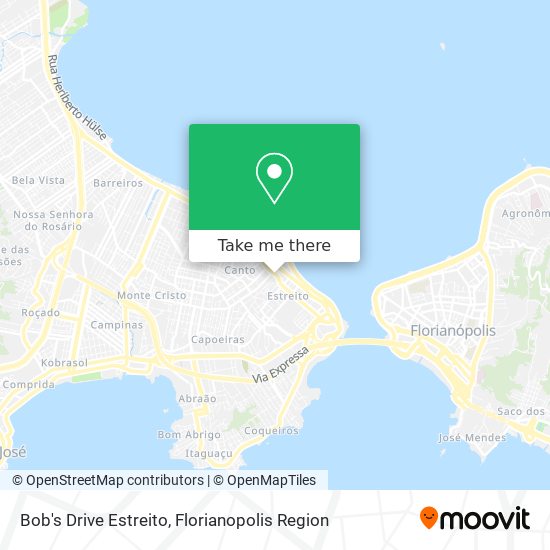 Bob's Drive Estreito map