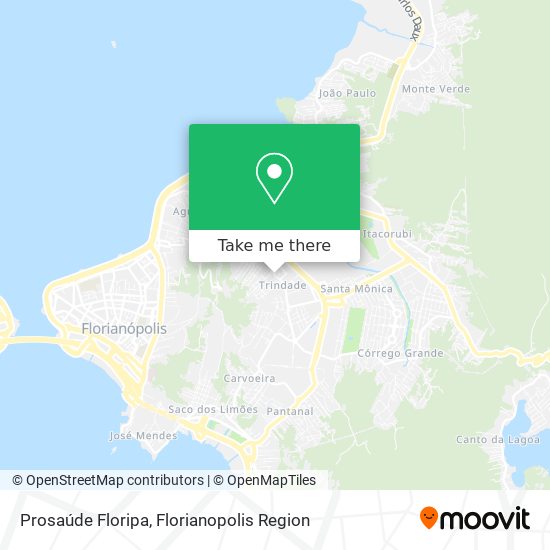 Prosaúde Floripa map