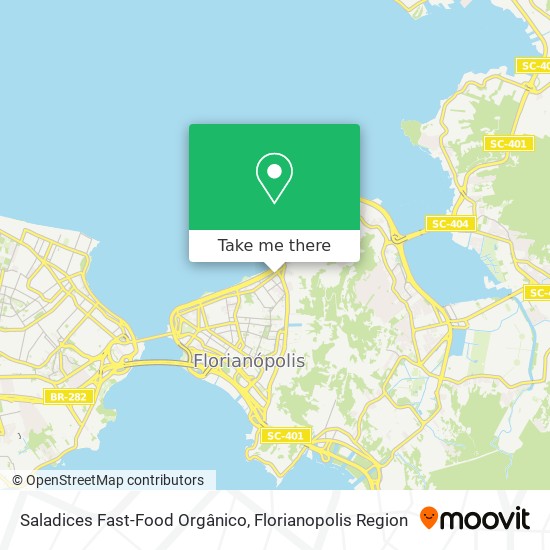 Saladices Fast-Food Orgânico map
