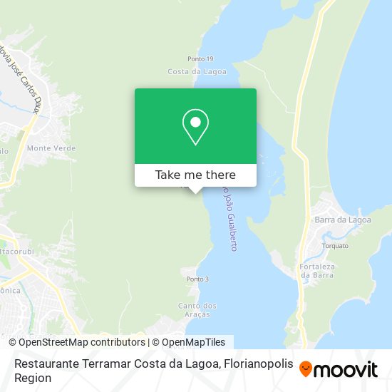 Restaurante Terramar Costa da Lagoa map