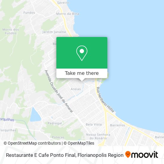 Mapa Restaurante E Cafe Ponto Final