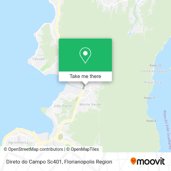 Direto do Campo Sc401 map