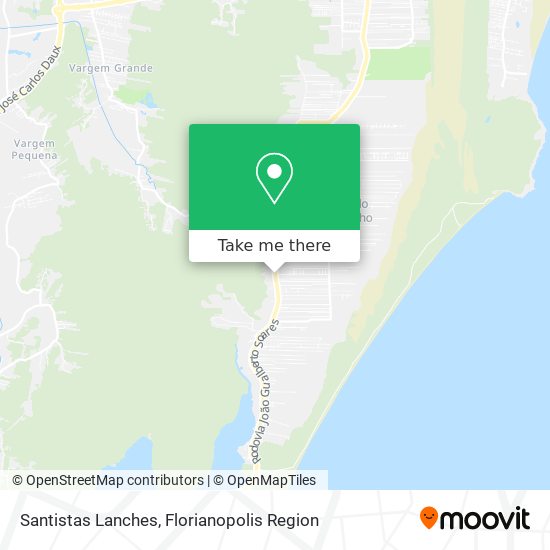 Santistas Lanches map