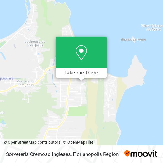 Sorveteria Cremoso Ingleses map