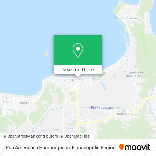 Pan Americana Hamburgueria map