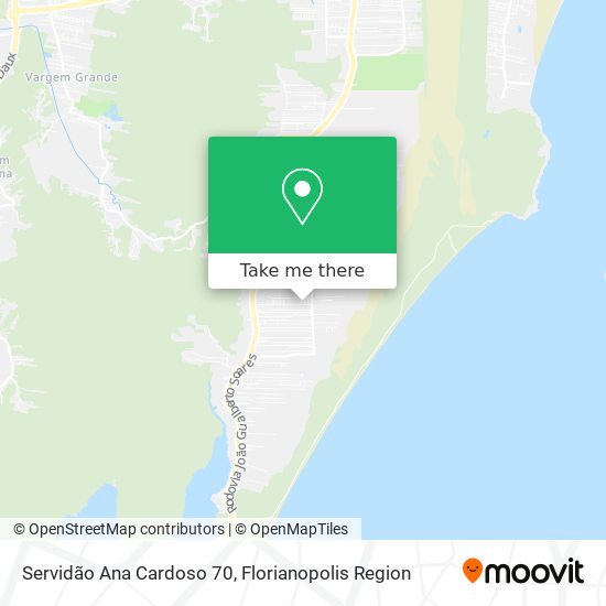 Servidão Ana Cardoso 70 map