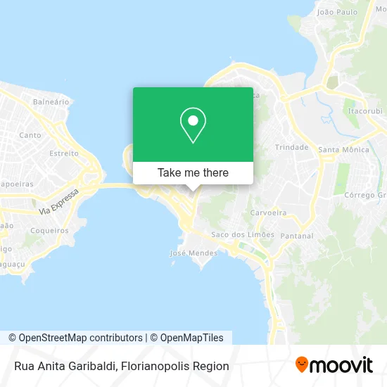 Rua Anita Garibaldi map