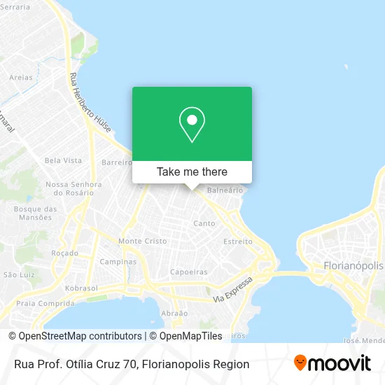 Rua Prof. Otília Cruz 70 map