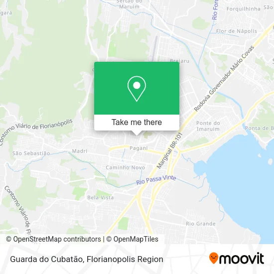 Guarda do Cubatão map