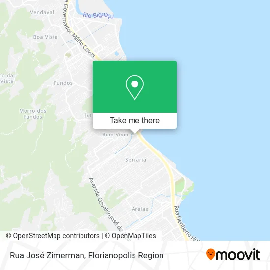 Rua José Zimerman map