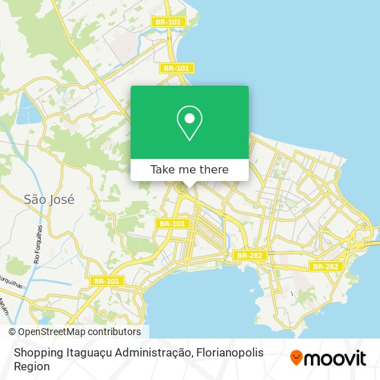 Shopping Itaguaçu Administração map