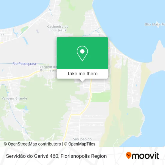 Servidão do Gerivá 460 map