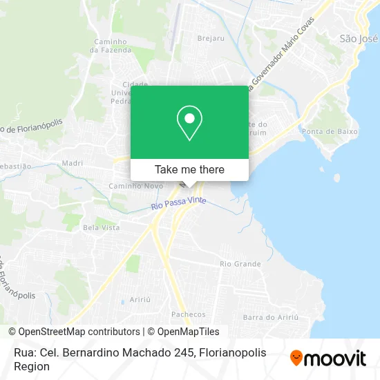 Rua: Cel. Bernardino Machado 245 map