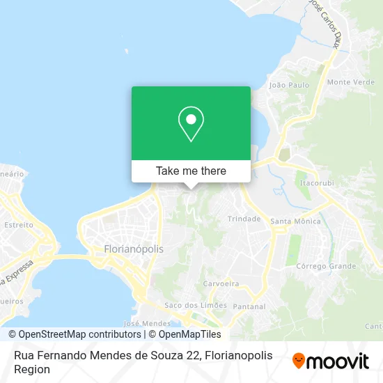 Rua Fernando Mendes de Souza 22 map