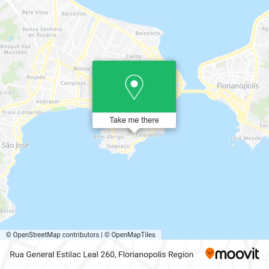 Rua General Estilac Leal 260 map