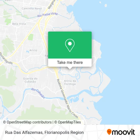 Rua Das Alfazemas map