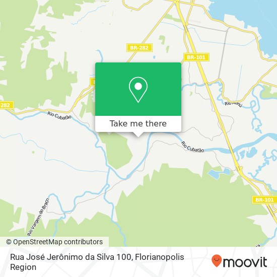 Mapa Rua José Jerônimo da Silva 100