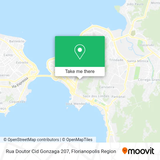 Rua Doutor Cid Gonzaga 207 map