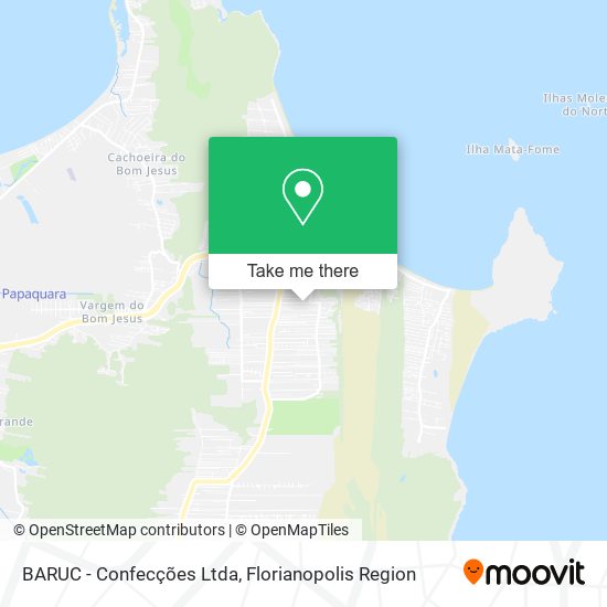 BARUC - Confecções Ltda map
