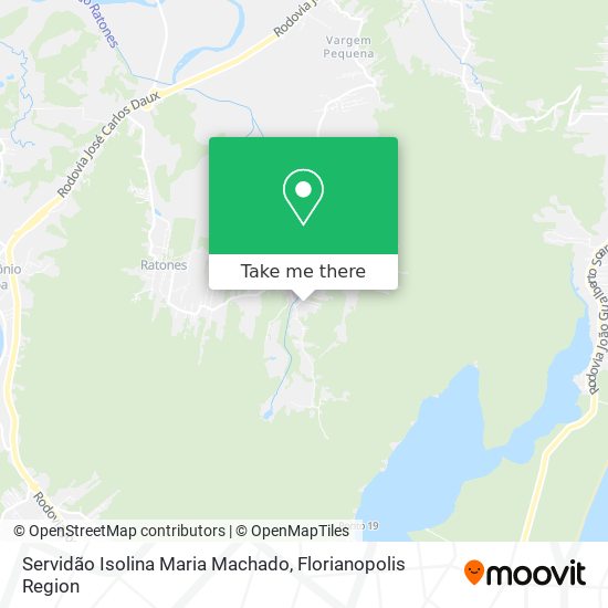 Servidão Isolina Maria Machado map