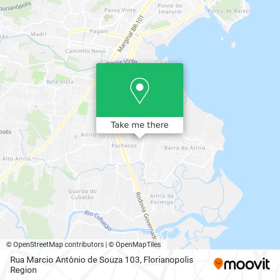 Rua Marcio Antônio de Souza 103 map