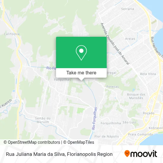Rua Juliana Maria da Silva map