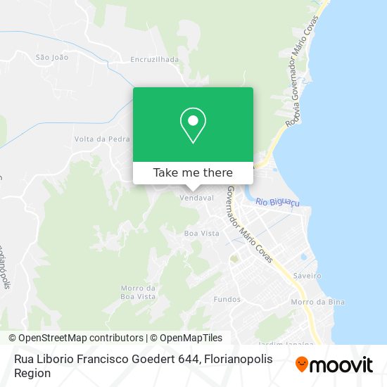 Rua Liborio Francisco Goedert 644 map