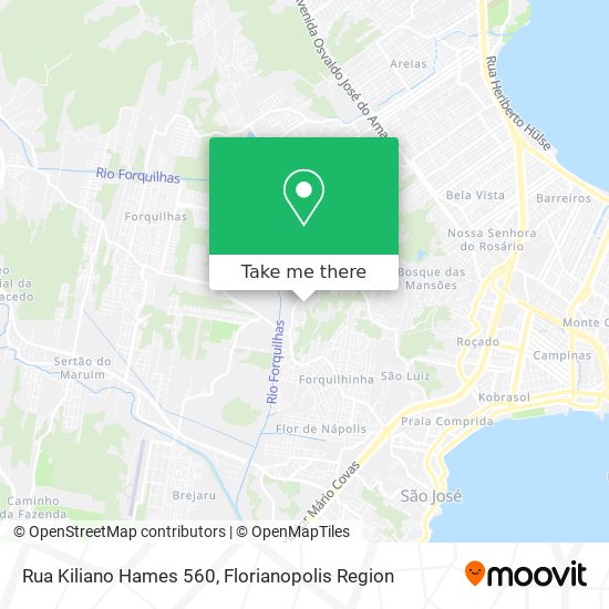 Rua Kiliano Hames 560 map